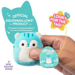 Two-inch plush cuddle buddy perfect for car trips and sleepovers.