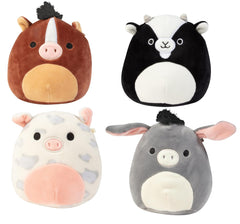 Squishmallows Mystery 5-inch horse plush, soft cuddle buddy for playtime and travel.