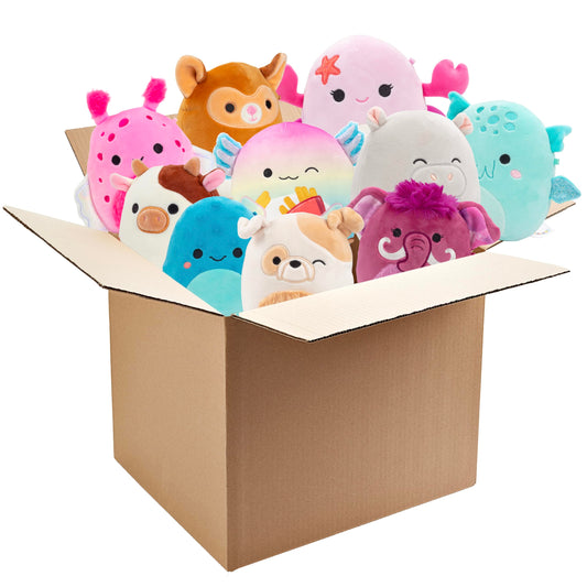 Squishmallows Mystery Pack features three 5-inch plush toys for cozy hugs