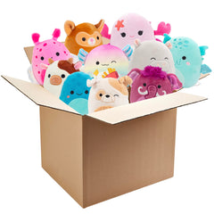 Squishmallows Mystery Pack features three 5-inch plush toys for cozy hugs