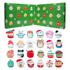 Squishmallows Original 24-Day Micromallows Advent Calendar packaging for festive countdown.