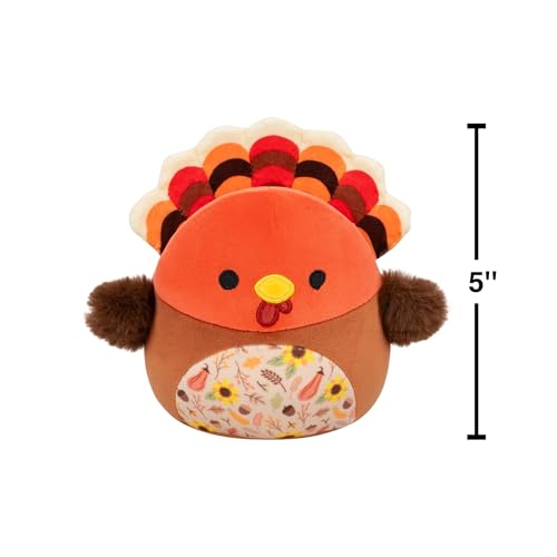 Squishmallows Original Harvest 4-Pack River blue beaver plush, bedtime hug companion.