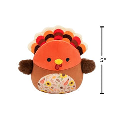 Squishmallows Original Harvest 4-Pack River blue beaver plush, bedtime hug companion.