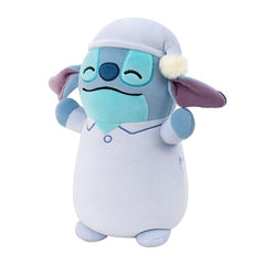 Close-up of Pajama Stitch HugMees face highlighting ultrasoft plush texture