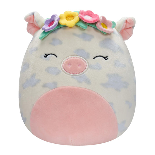 Squishmallows Rosie Spotted Pig 20 cm plush, ideal for cuddles.
