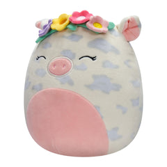 Close-up of Rosie the Spotted Pig showing ultra-soft fabric.