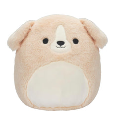 Squishmallows Stevon Golden Retriever plush, 12-inch, ultrasoft cuddle buddy for comfort.