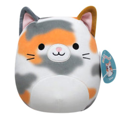 Squishmallows Tahoe tortoiseshell cat 8-inch plush ready for cuddles and play.