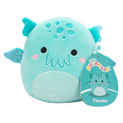 Squishmallows Theotto Cthulhu 5-inch plush, front view, ideal cuddling on the go