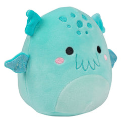 Squishmallows Theotto Cthulhu 5-inch plush, side view, cozy travel buddy