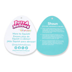 Travel-friendly Shaun plush from Squishmallows adds comfort on journeys.