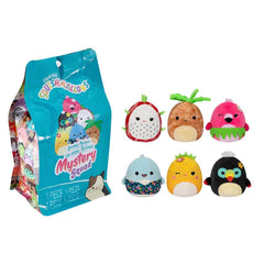 Squishmallows Tropical Mystery Squad 5-Inch plush hero, ready to be cuddled on the go.