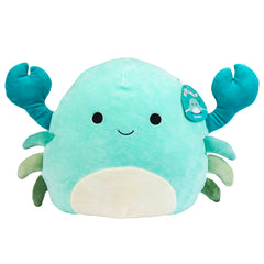 Squishmallows Xandra Crab 14-inch plush, cuddly buddy for kids' playtime and bedtime
