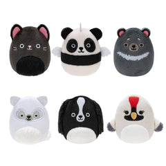 Squishville Tajo 2-inch plush with bold black fur, ideal for cuddles