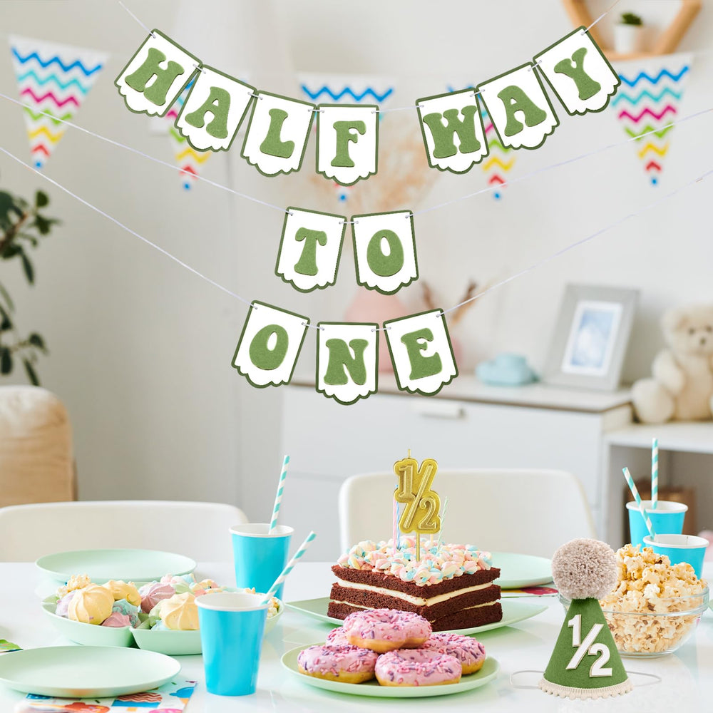 Squway six month milestone decor green for picture moments