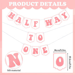 Squway banner full length 80in pink is easy to hang and decorate