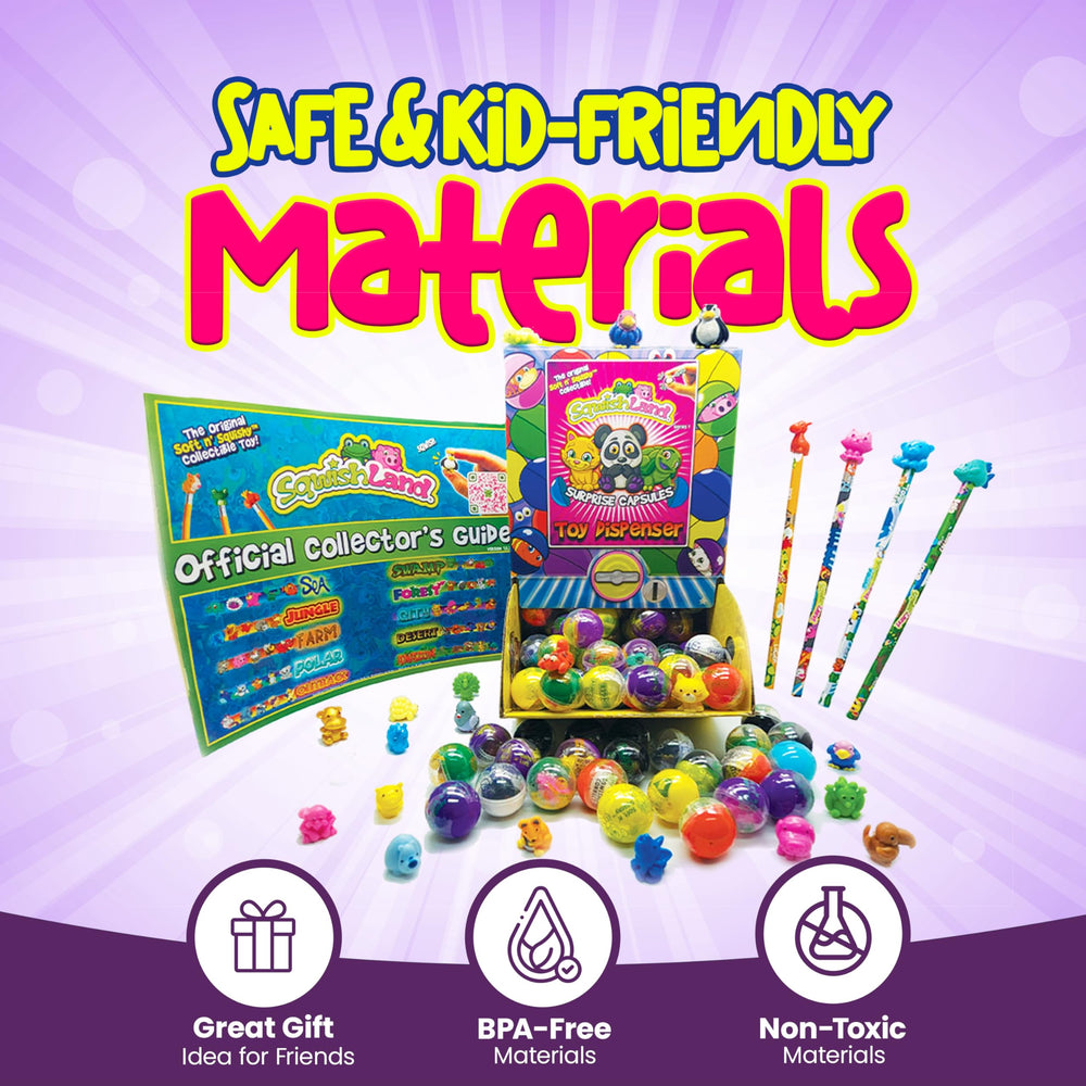 Compact, individually wrapped mini toys ready for treasure boxes and gift bags.