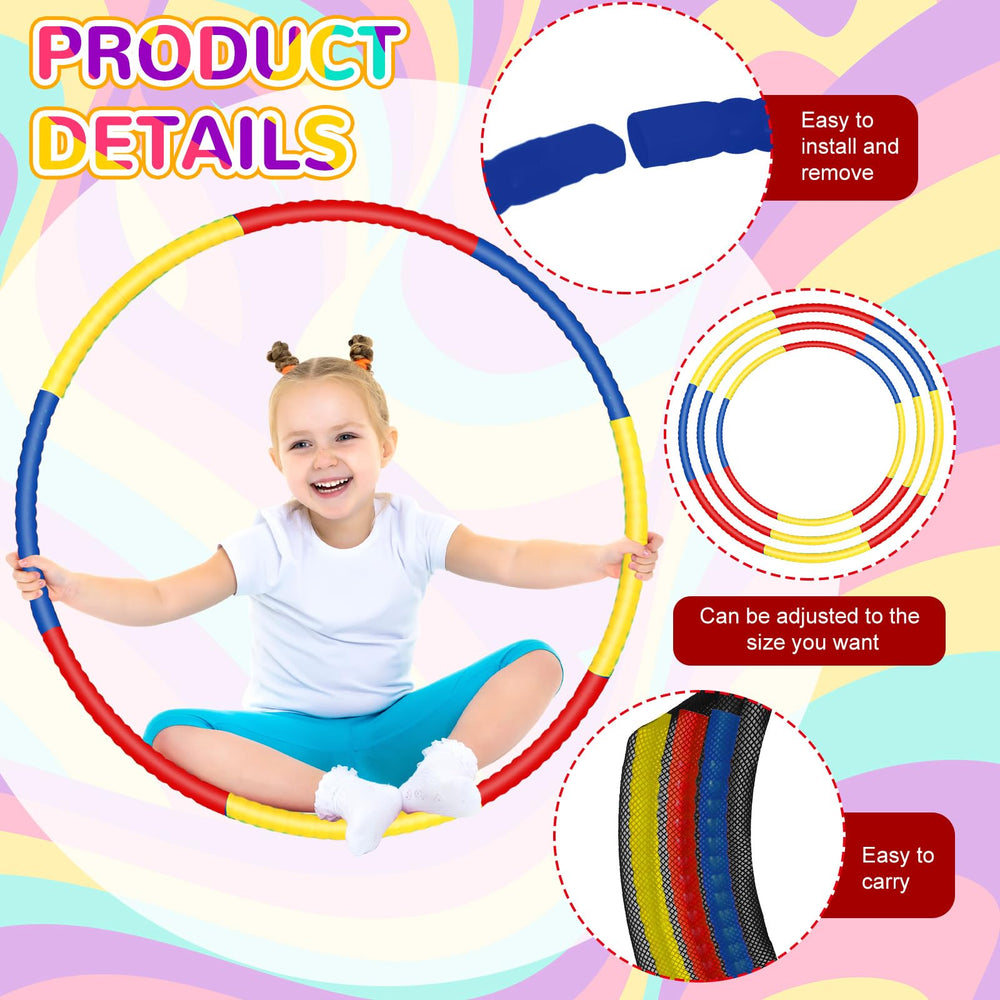 Sratte adjustable 28-inch hoop for customizable fitness sessions