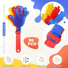Sratte noisemakers hand clappers safe plastic for lively parties