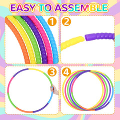 Sratte hoop offers 24, 28, and 32 inch options for various ages