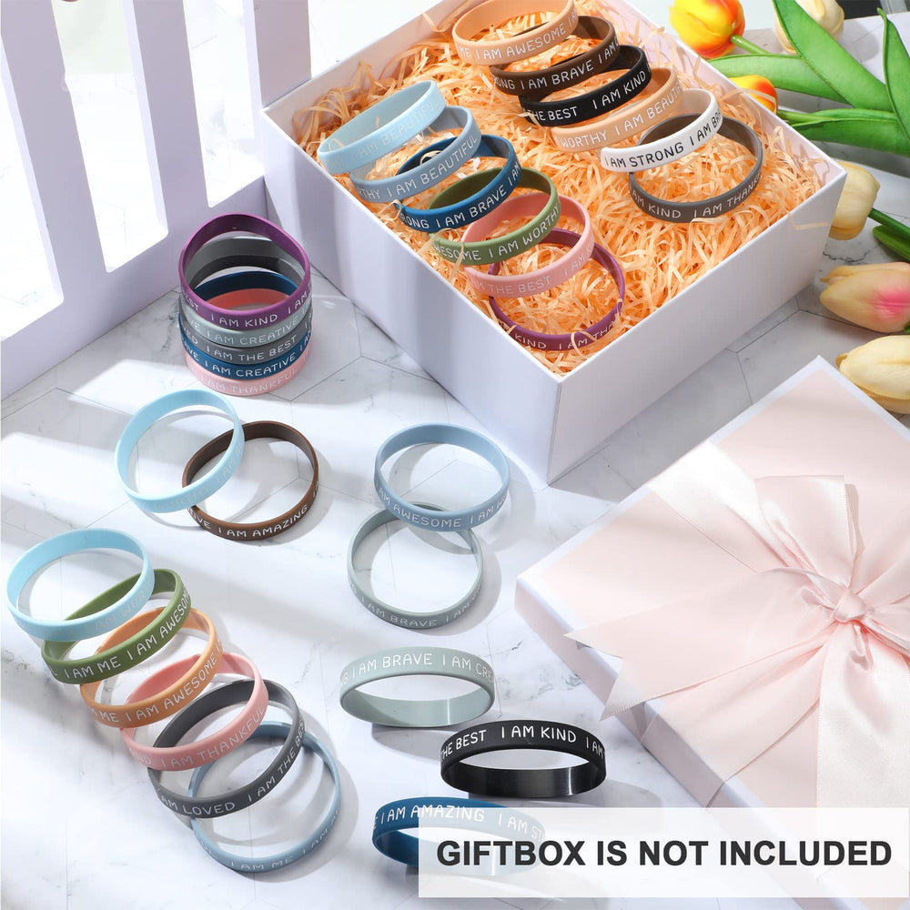 Sratte silicone wristbands with kid-friendly material and comfortable fit.