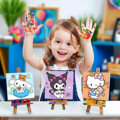 Sretoul 8x8 inch canvas is compact for small spaces