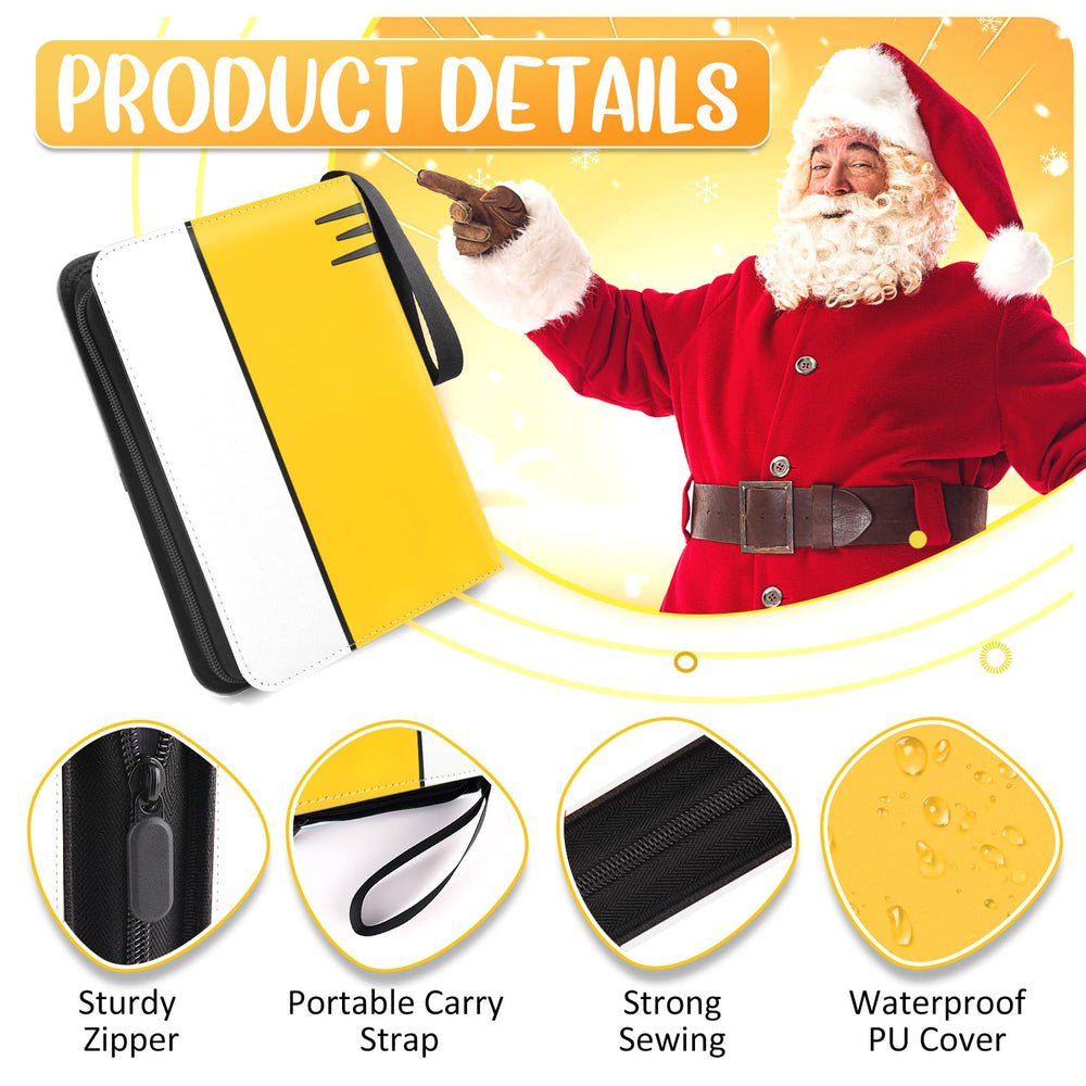 SRISE binder interior with 50 removable sleeves for 400-card capacity