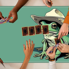 SROJDHFJB Multi-use gaming mat versatile for MTG, RPG, and card games.