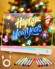 SROT rechargeable LED drawing board 17-inch glowing surface for mess-free creativity