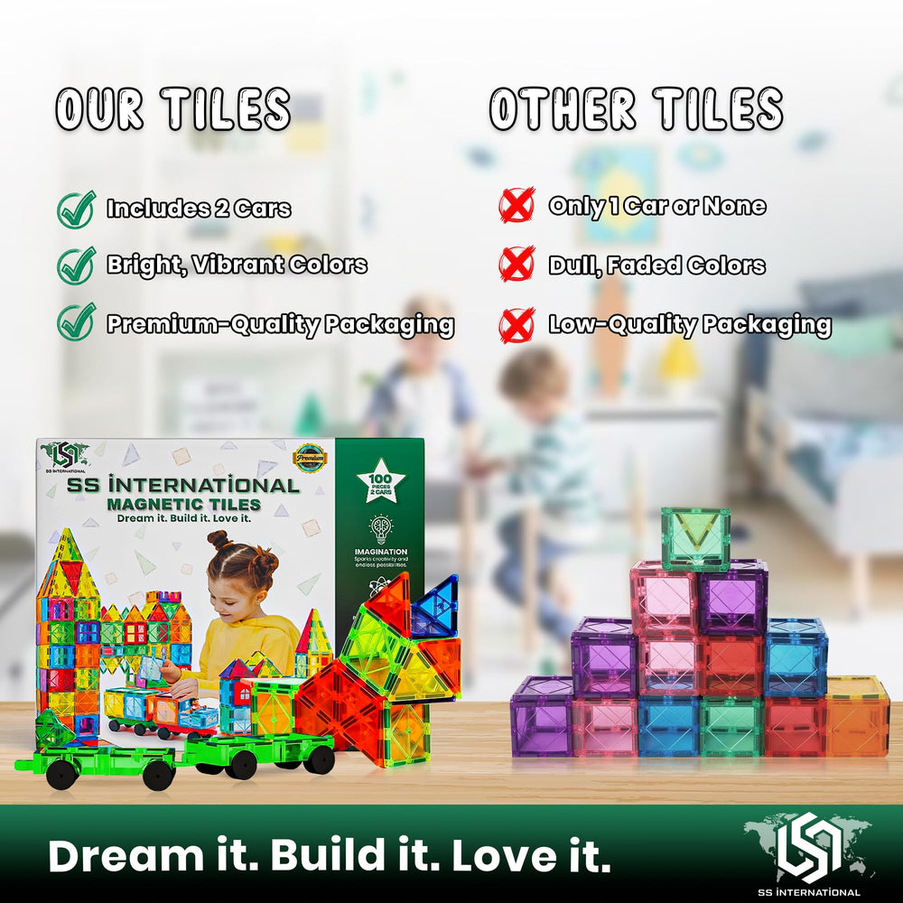 SS INTERNATIONAL premium storage box for organized, portable tile play.