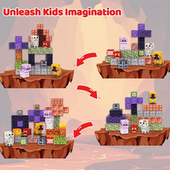 SSAWER 28 designs magnetic blocks highlight varied shapes to boost spatial reasoning.