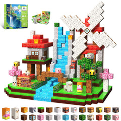 SSAWER magnetic blocks 100pcs set for STEM play and creativity