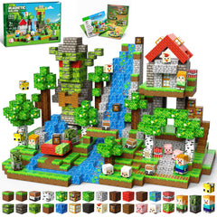SSAWER magnetic blocks packaging shows 150 pieces for screen-free fun.