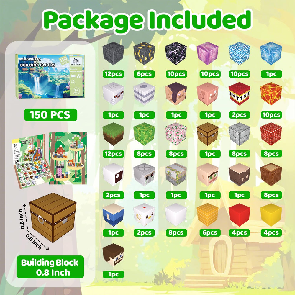 SSAWER Magnetic Blocks with 33 designs inspire open-ended STEM exploration
