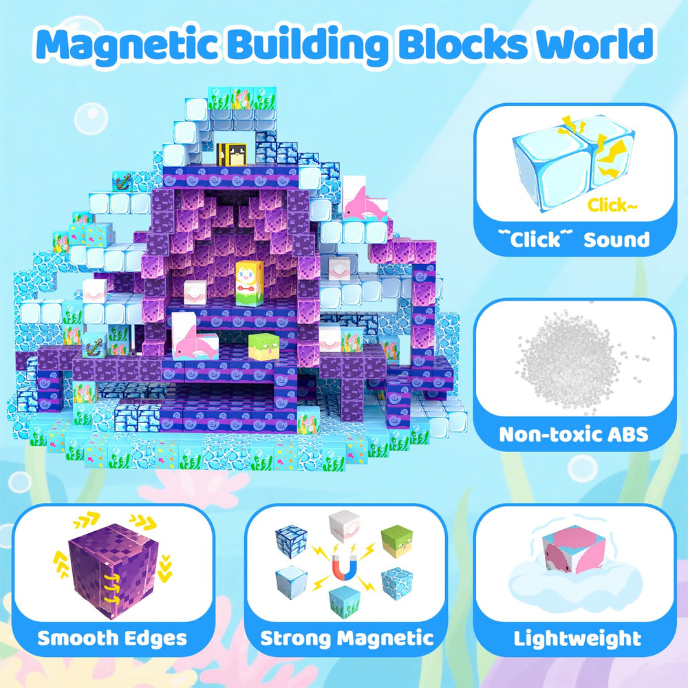 SSAWER magnetic blocks abs-material—durable, safe construction for daily use