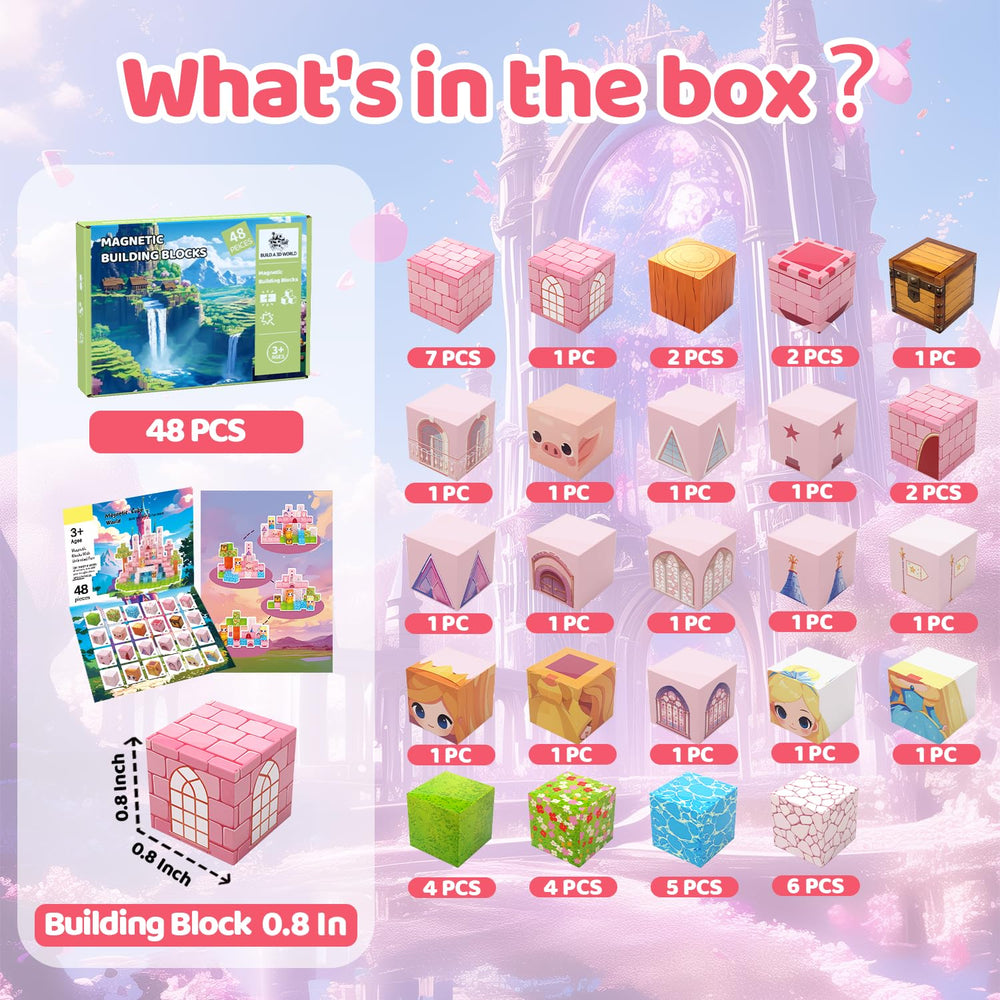 SSAWER durable ABS magnetic blocks in vibrant colors for secure, easy building.