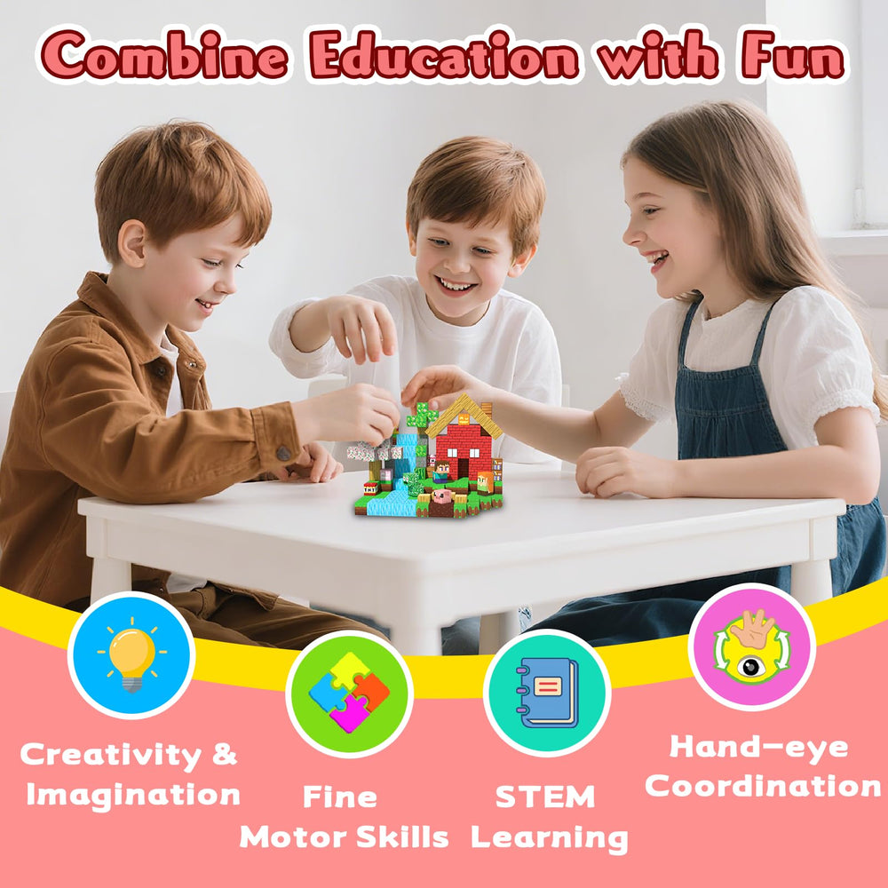 SSAWER magnetic blocks storytelling sessions foster parent-child bonding during playtime.
