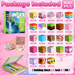 SSAWER magnetic blocks enable open-ended play and endless designs.
