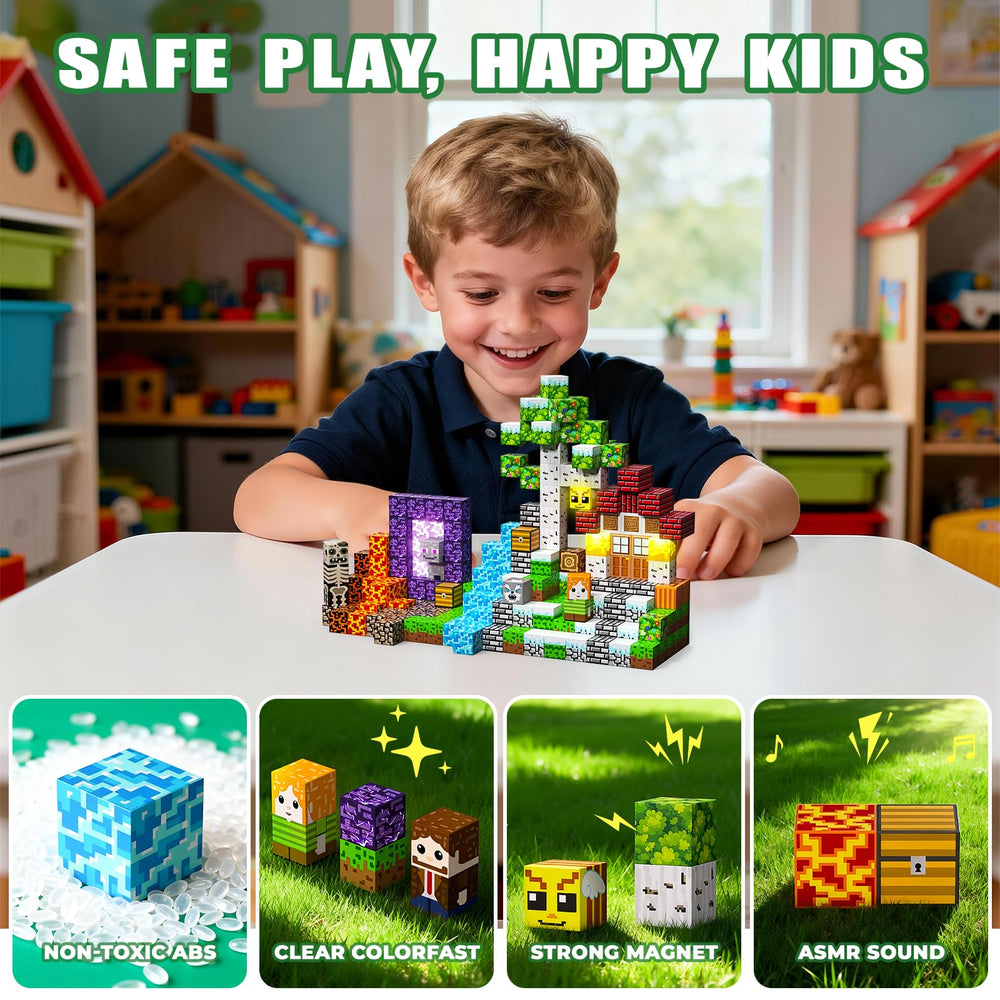 SSAWER 208-piece set supports fine motor and spatial thinking