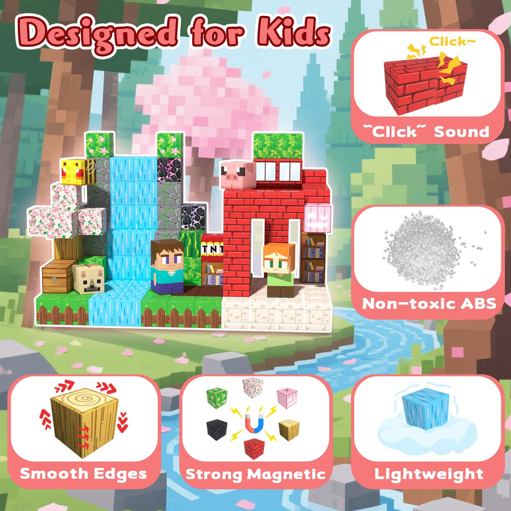 SSAWER Sakura Forest blocks support STEM learning by exploring shapes and connections.