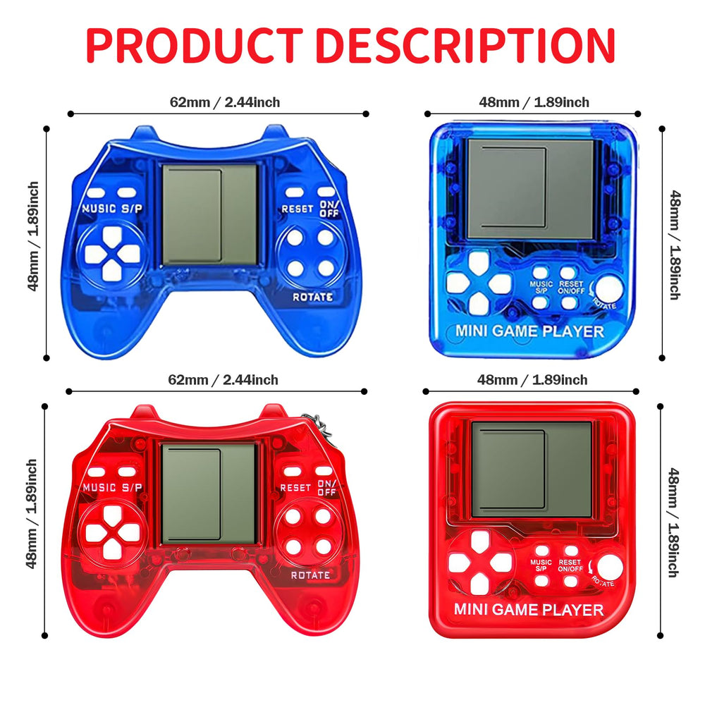 SSRMX arcade video game keychain collection, mini portable design for classroom prizes.