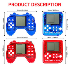SSRMX arcade video game keychain collection, mini portable design for classroom prizes.