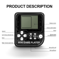 SSRMX 24Pcs video game keychain set, 26 classic games, 99 levels, versatile party favors.