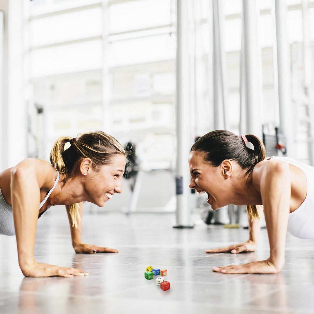 Stack 52 Quick Sweat Dice video instructions guide the routine