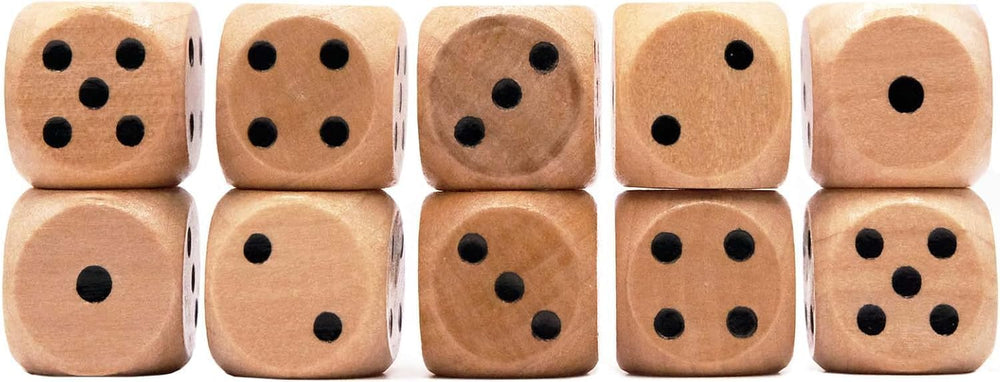 Stahlhammers dice arranged on table for quick, enjoyable game sessions