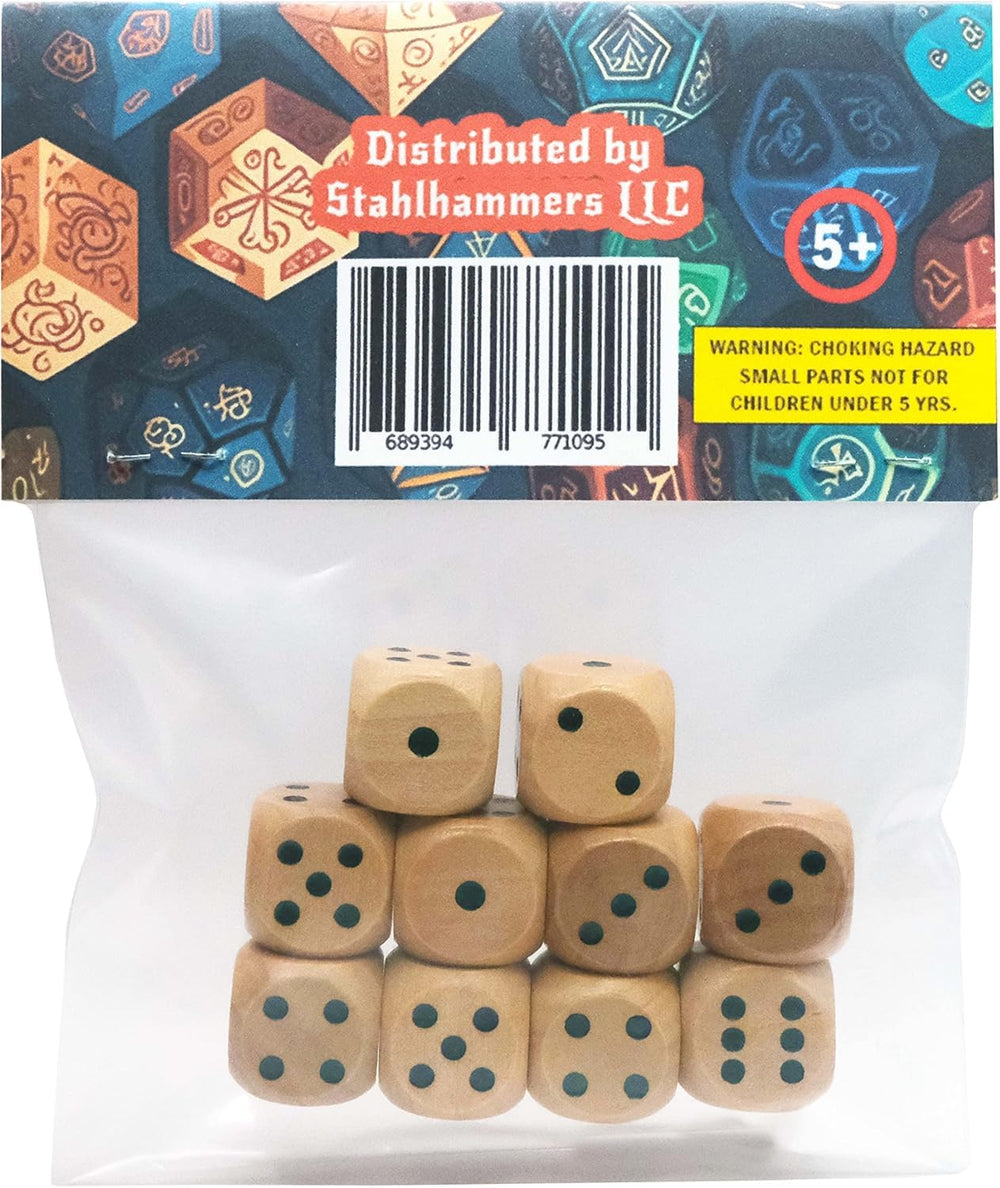 Stahlhammers dice on display emphasize quality and collectible appeal
