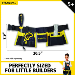 STANLEY Jr. tool belt close-up showing durable high-strength fabric.