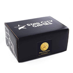 Box closeup highlights premium packaging and sturdy construction of the Gold Collection