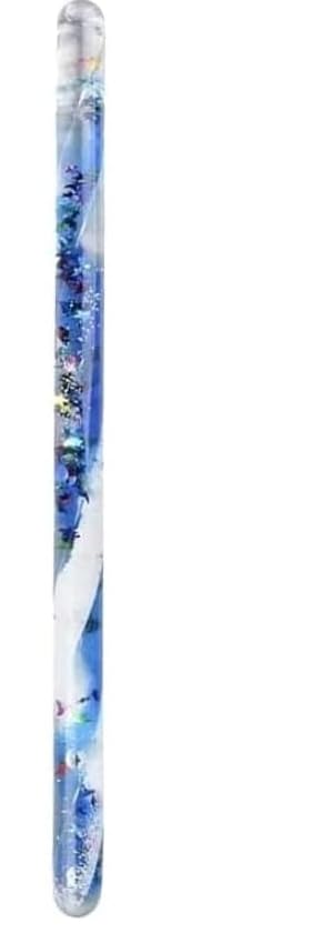 Durable clear plastic wand with rounded edges for safe handling