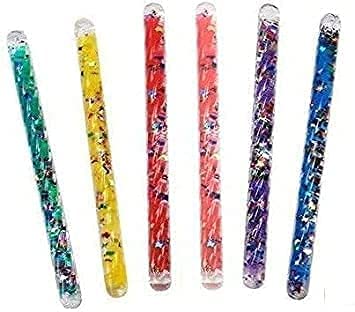 Star Magic mini glitter wand bright specks enhance Halloween costumes.